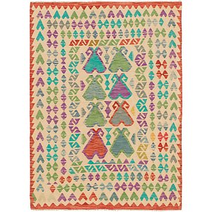 152cm x 205cm Kilim Maymana Rug