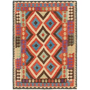 4' 7 x 6' 5 Kilim Maymana Rug