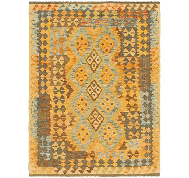 4' 8 x 6' 2 Kilim Maymana Rug