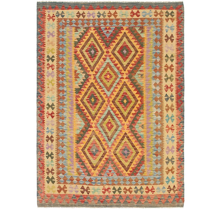 4' 10 x 6' 10 Kilim Maymana Rug
