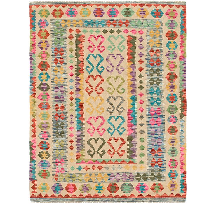 5' x 6' 4 Kilim Maymana Rug