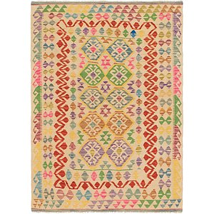 4' 8 x 6' 5 Kilim Maymana Rug
