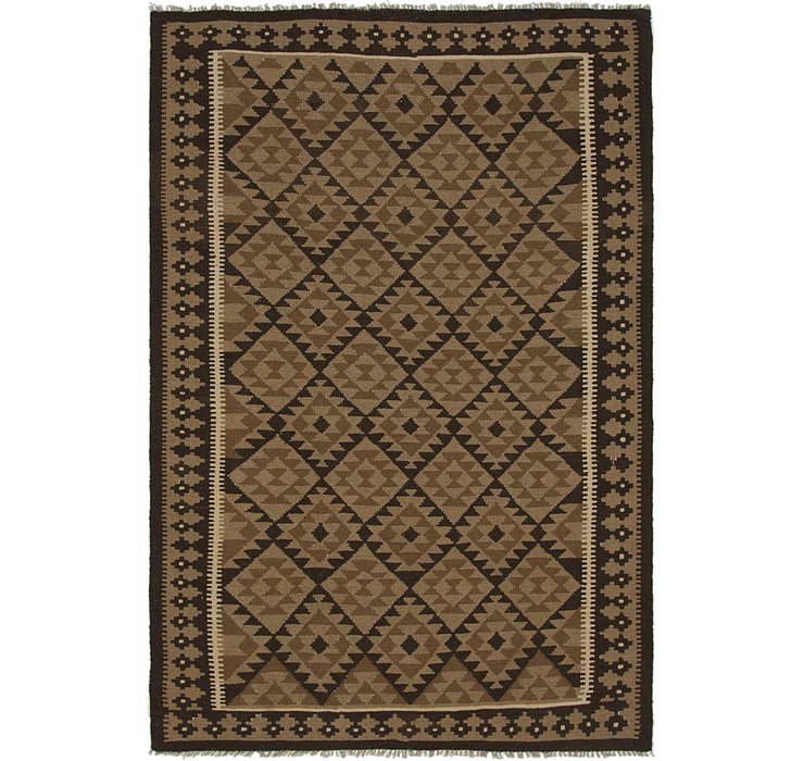 6' 8 x 9' 9 Kilim Maymana Rug
