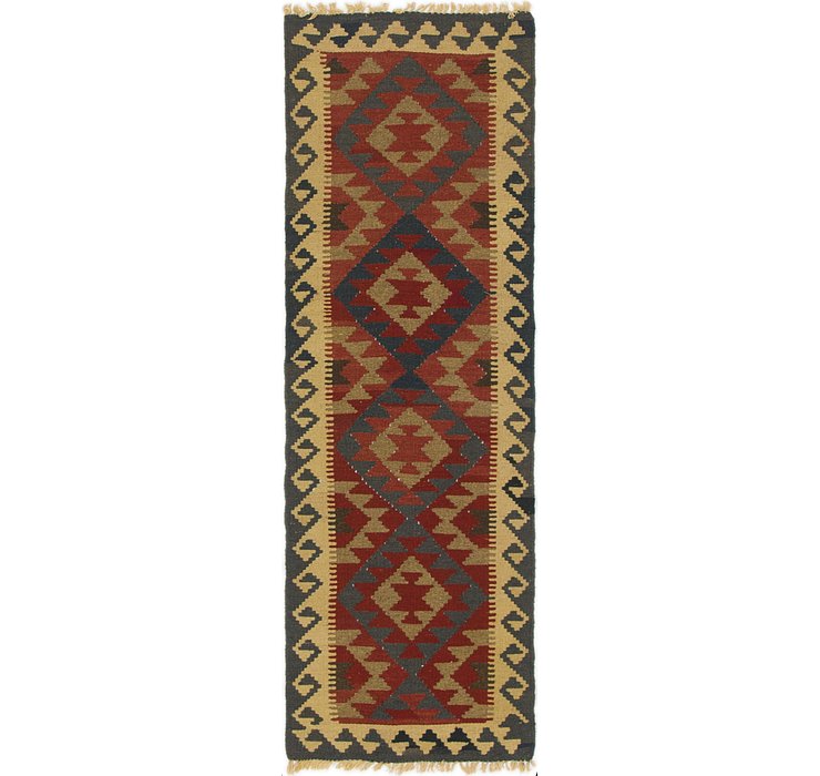 2' x 6' 2 Kilim Maymana Runner Rug