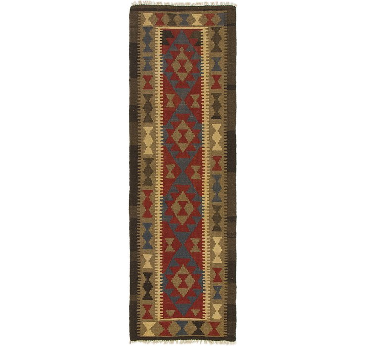 2' 2 x 6' 7 Kilim Maymana Runner Rug