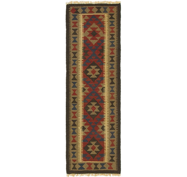 2' x 6' 6 Kilim Maymana Runner Rug