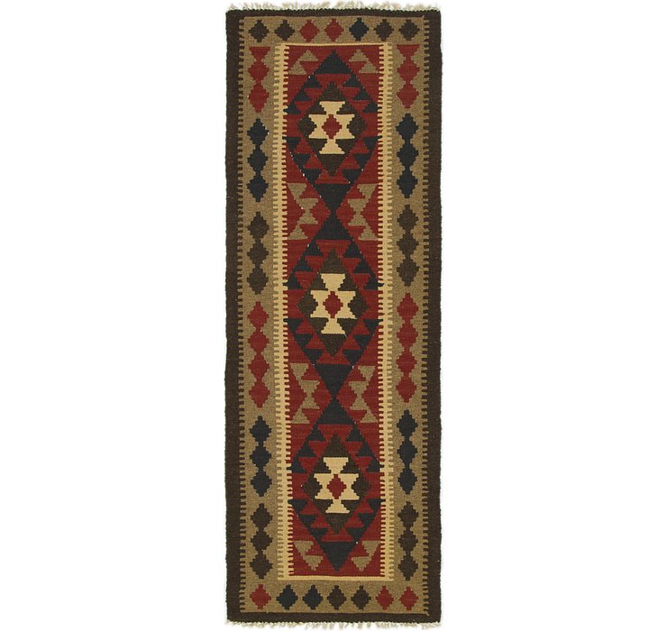2' 2 x 6' 4 Kilim Maymana Runner Rug