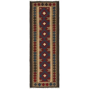 2' 2 x 6' 5 Kilim Maymana Runner Rug