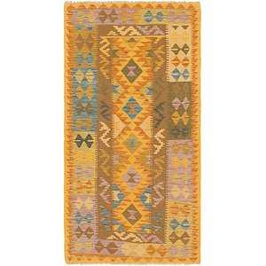 3' 2 x 6' 4 Kilim Maymana Runner Rug