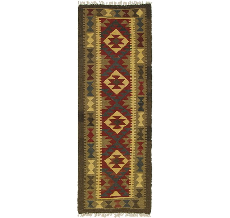 2' x 6' 3 Kilim Maymana Runner Rug