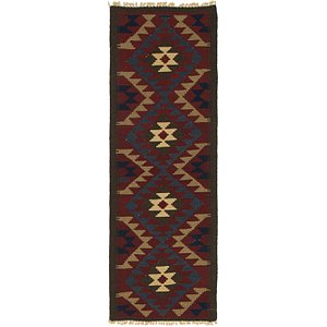 65cm x 193cm Kilim Maymana Runner Rug