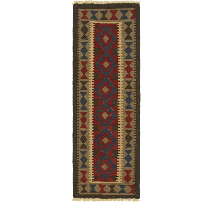 2' x 6' 3 Kilim Maymana Runner Rug