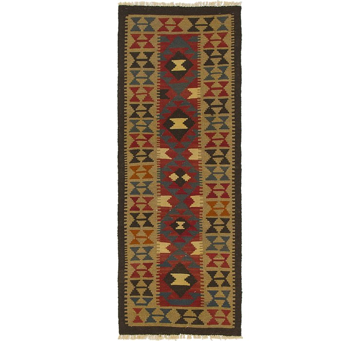 2' 2 x 6' 2 Kilim Maymana Runner Rug