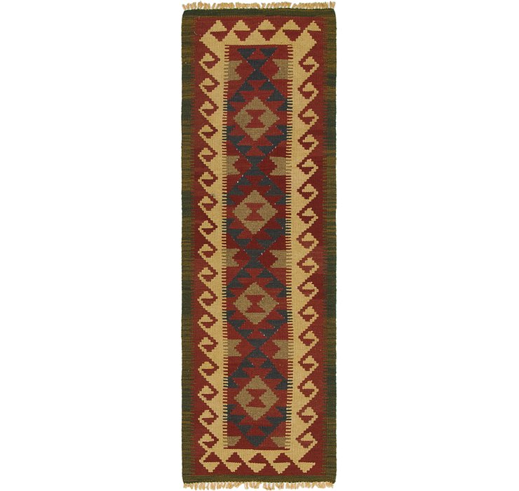 2' x 6' 6 Kilim Maymana Runner Rug
