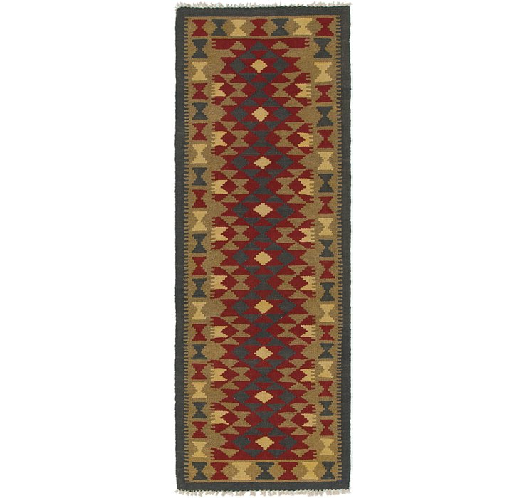 2' 3 x 6' 6 Kilim Maymana Runner Rug
