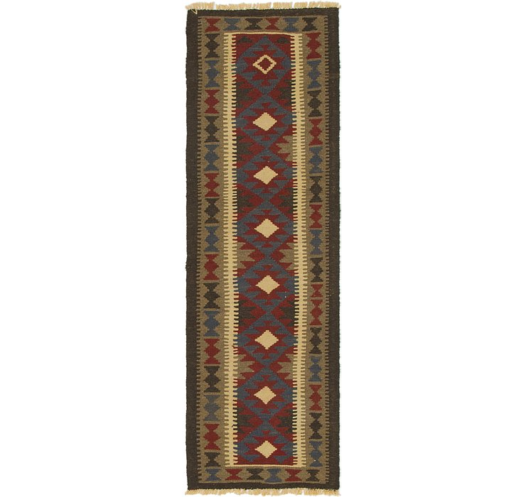 2' x 6' 5 Kilim Maymana Runner Rug
