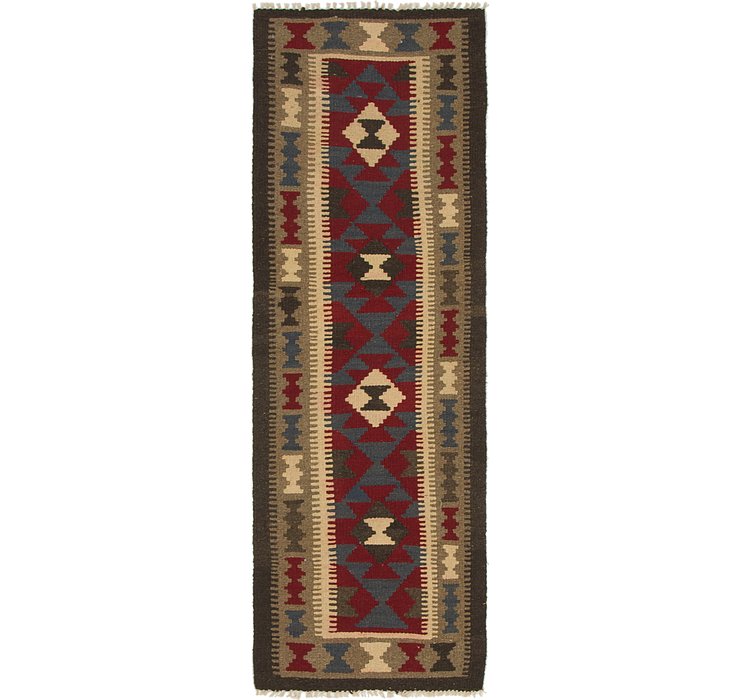 2' x 6' 5 Kilim Maymana Runner Rug
