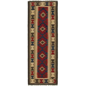Unique Loom 2' x 6' 3 Kilim Maymana Rug