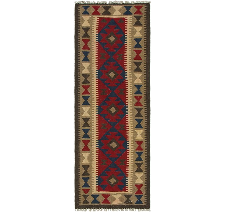 2' 2 x 6' 3 Kilim Maymana Runner Rug