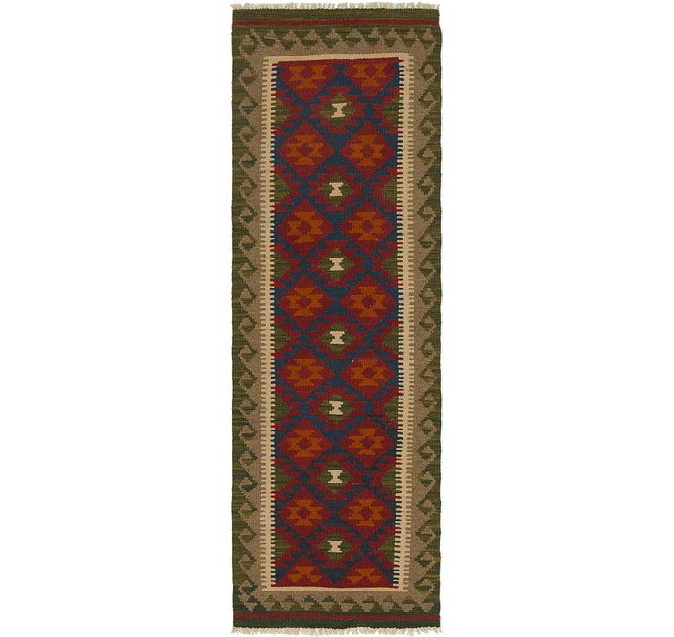 2' x 6' 6 Kilim Maymana Runner Rug