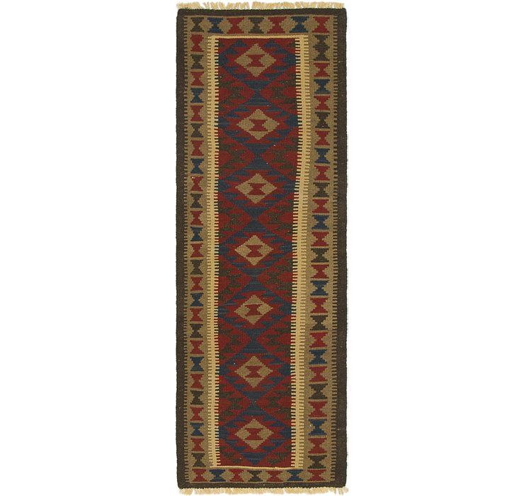 2' x 6' 8 Kilim Maymana Runner Rug