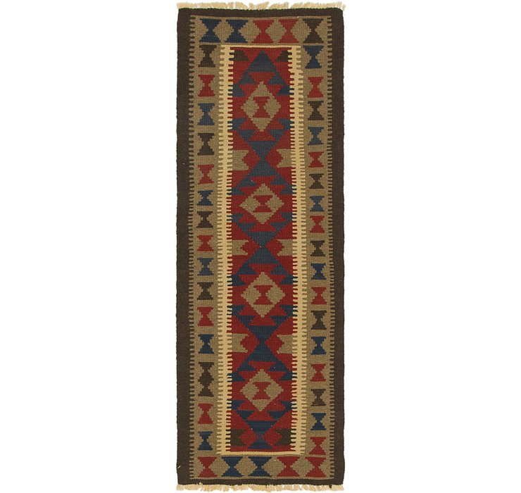 2' x 6' 6 Kilim Maymana Runner Rug