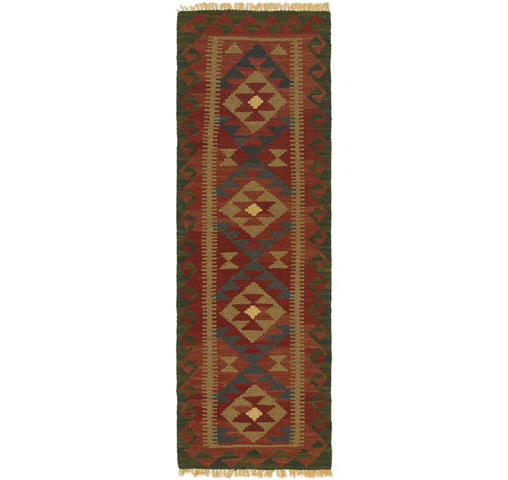 2' x 6' 2 Kilim Maymana Runner Rug