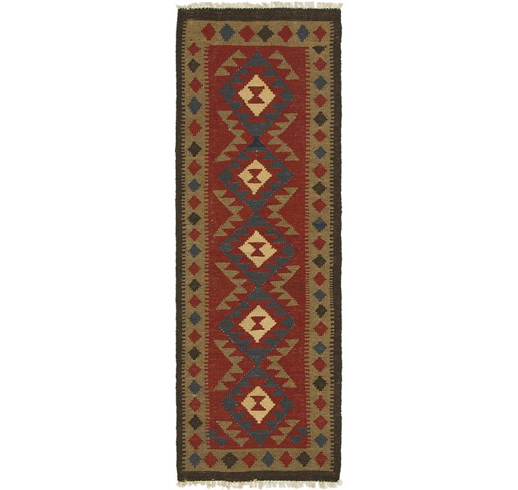 2' x 6' 5 Kilim Maymana Runner Rug