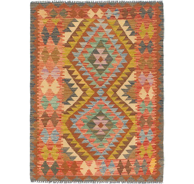 3' 3 x 4' 2 Kilim Maymana Rug