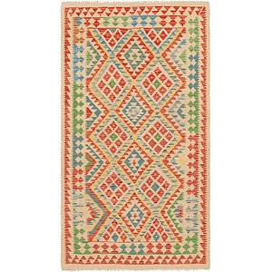 Unique Loom 3' 7 x 6' 5 Kilim Maymana Rug