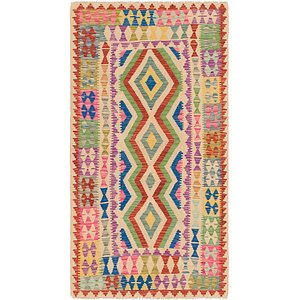 Unique Loom 3' 5 x 6' 8 Kilim Maymana Rug