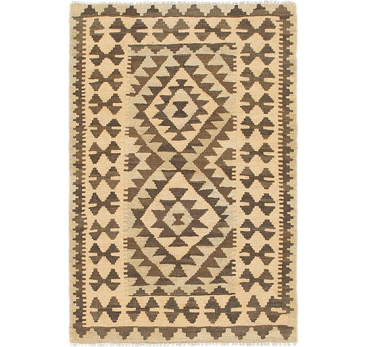 2' 6 x 4' Kilim Maymana Rug