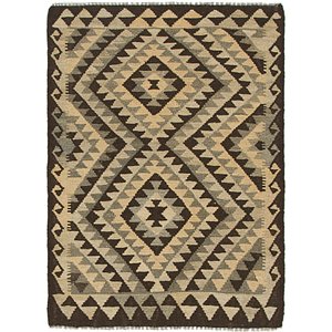 2' 10 x 4' Kilim Maymana Rug