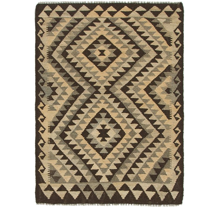 2' 10 x 4' Kilim Maymana Rug