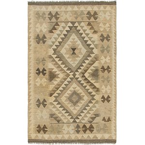 Unique Loom 2' 7 x 4' 1 Kilim Maymana Rug