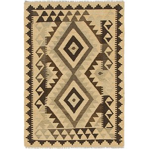2' 8 x 4' Kilim Maymana Rug