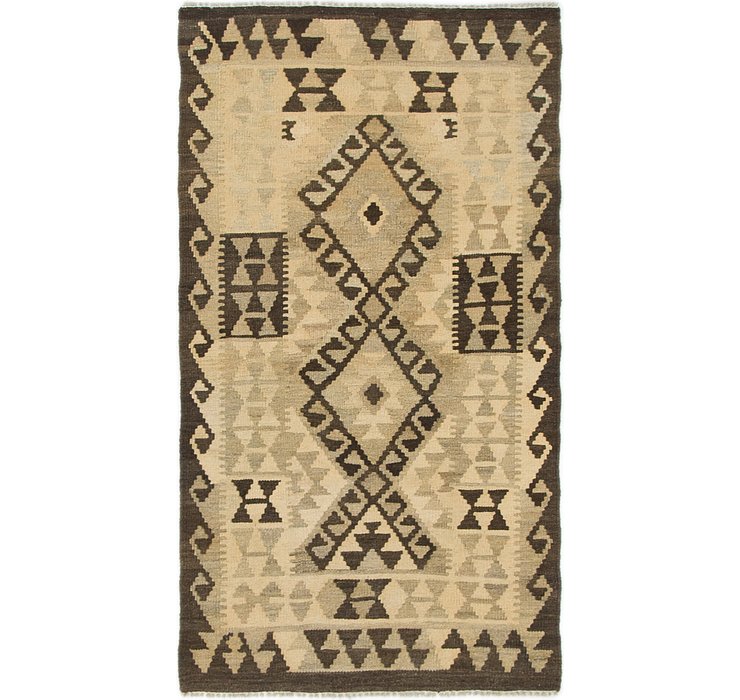 2' 6 x 4' 6 Kilim Maymana Rug
