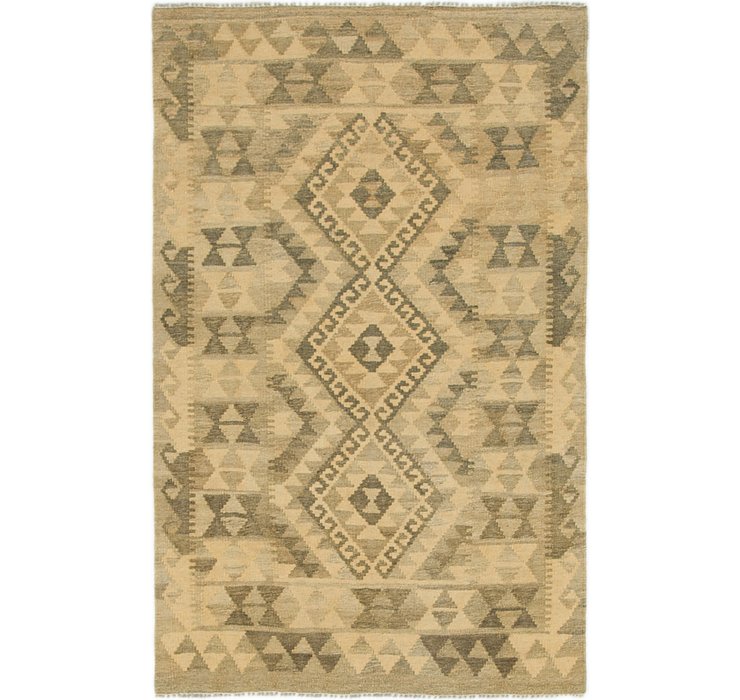 3' 1 x 5' Kilim Maymana Rug