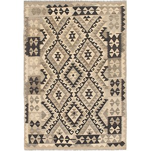 4' x 6' 2 Kilim Maymana Rug