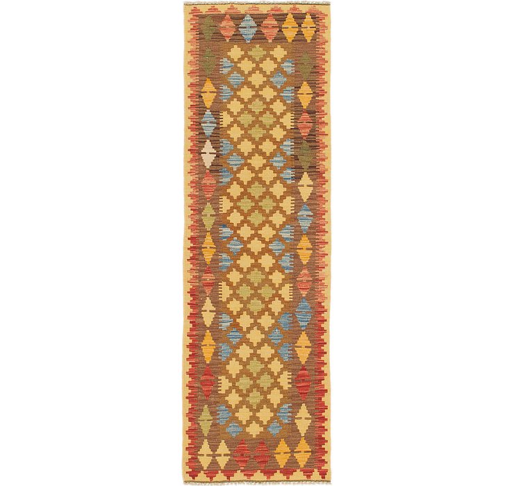 60cm x 195cm Kilim Maymana Runner Rug