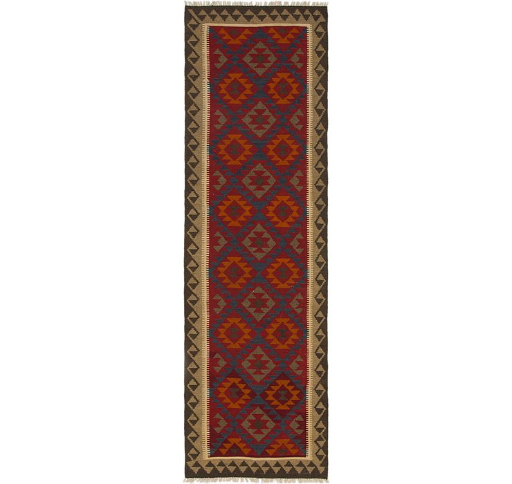 3' x 10' Kilim Maymana Runner Rug