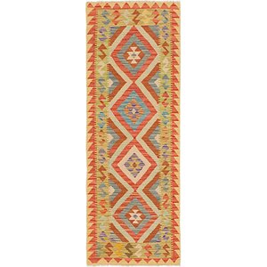 2' 2 x 6' Kilim Maymana Runner Rug