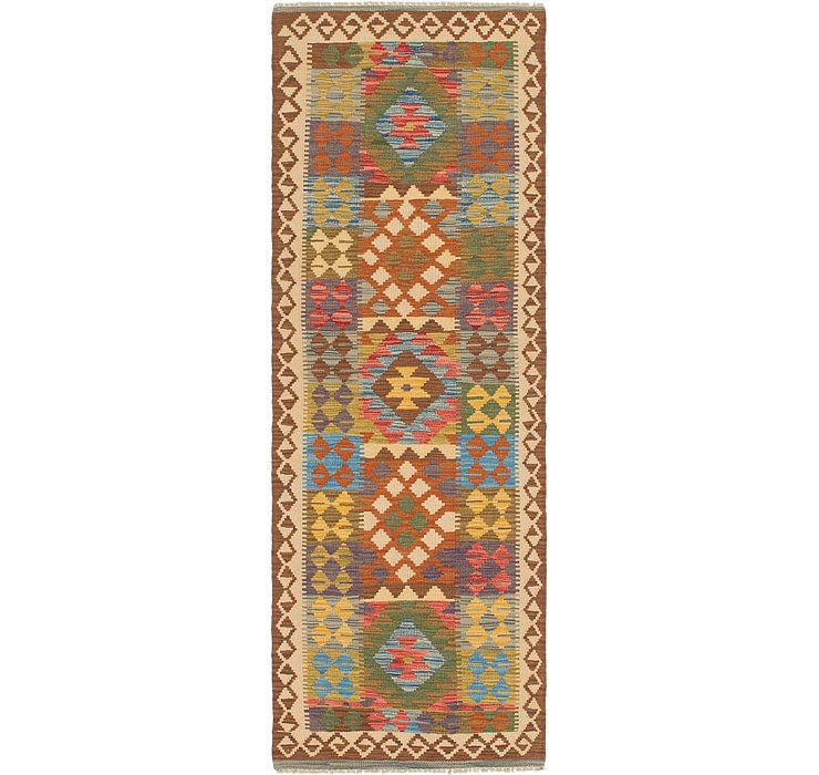 2' 4 x 6' 10 Kilim Maymana Runner Rug