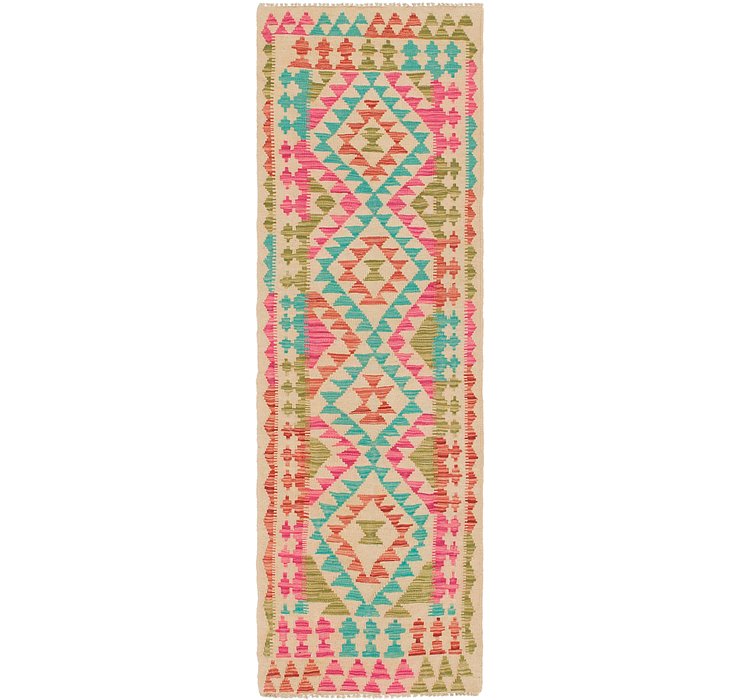 2' x 6' 9 Kilim Maymana Runner Rug