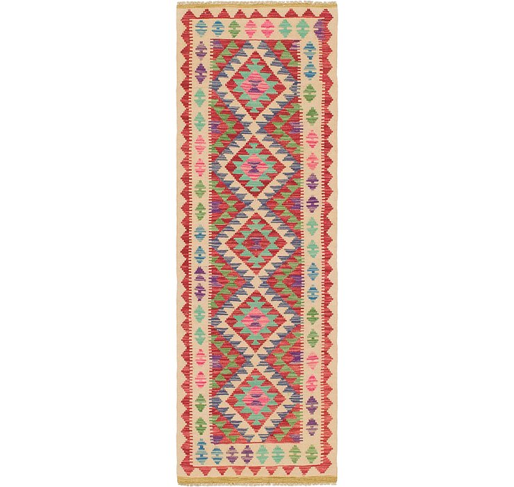 2' x 6' 6 Kilim Maymana Runner Rug