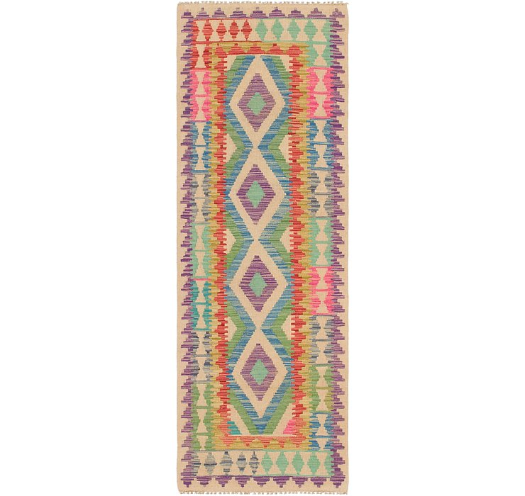 2' 2 x 6' 6 Kilim Maymana Runner Rug