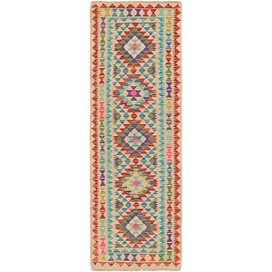 2' 2 x 6' 9 Kilim Maymana Runner Rug