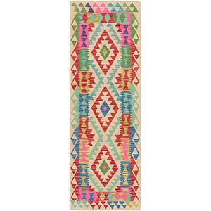 2' 3 x 6' 8 Kilim Maymana Runner Rug