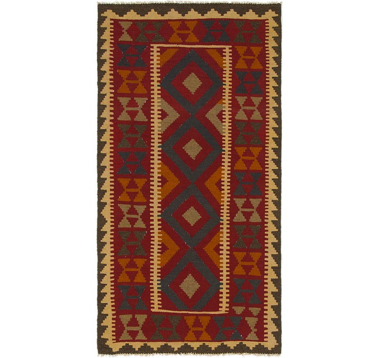 3' 4 x 6' 6 Kilim Maymana Rug