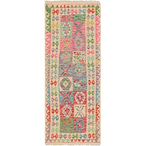 Unique Loom 2' 5 x 6' 5 Kilim Maymana Runner Rug